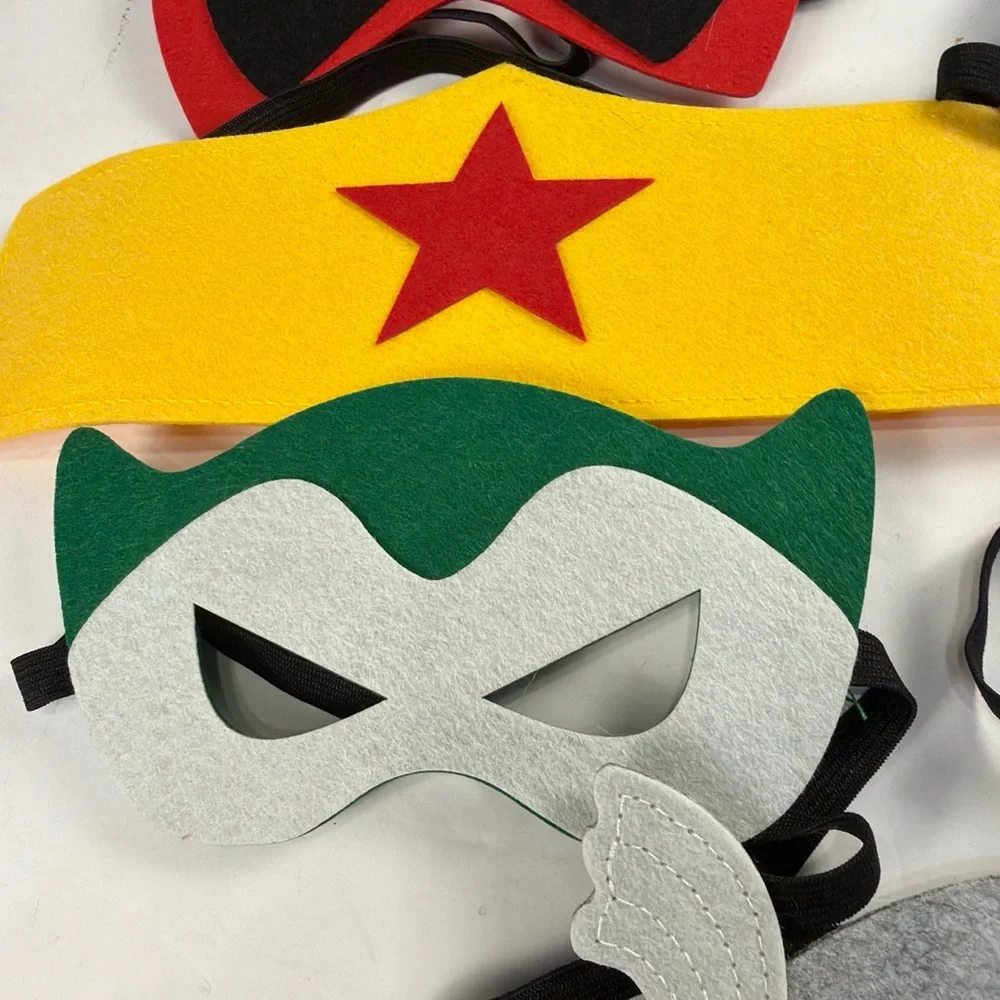 10 Felt Superhero Avengers Masks cosplay Party Favor - Picture 5 of 6